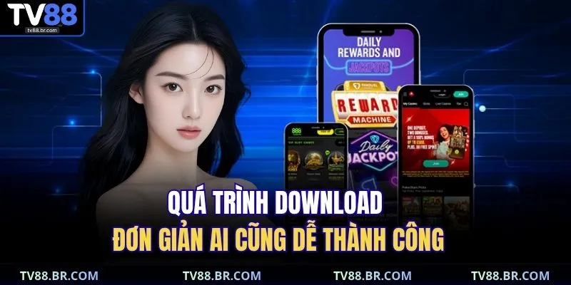 Quá trình download đơn giản ai cũng dễ thành công 