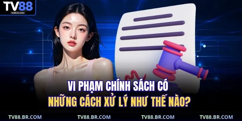 Vi phạm chính sách có những cách xử lý như thế nào?
